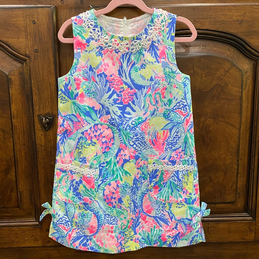 Lilly Pulitzer girls sz 7 shift dress